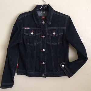 EckoRed dark blue denim jean jacket